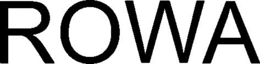 ROWA trademark