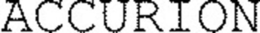 ACCURION trademark