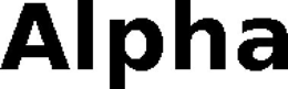 ALPHA trademark