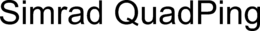 SIMRAD QUADPING trademark