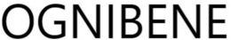 OGNIBENE trademark
