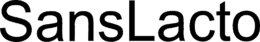 SANSLACTO trademark