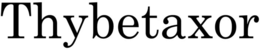 THYBETAXOR trademark