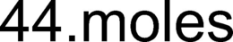 44.MOLES trademark