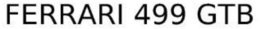 FERRARI 499 GTB trademark
