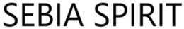 SEBIA SPIRIT trademark