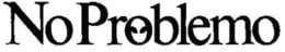 NO PROBLEMO trademark