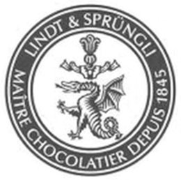 LINDT & SPRÜNGLI MAÎTRE CHOCOLATIER DEPUIS 1845 trademark