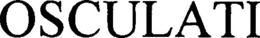 OSCULATI trademark