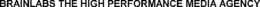 BRAINLABS THE HIGH PERFORMANCE MEDIA AGENCY trademark
