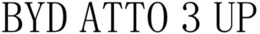 BYD ATTO 3 UP trademark