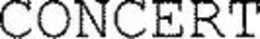 CONCERT trademark