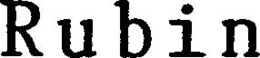 RUBIN trademark