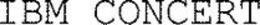 IBM CONCERT trademark