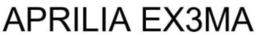 APRILIA EX3MA trademark