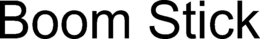 BOOM STICK trademark