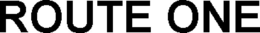 ROUTE ONE trademark