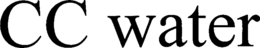 CC WATER trademark