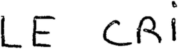 LE CRI trademark