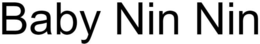 BABY NIN NIN trademark