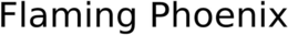 FLAMING PHOENIX trademark