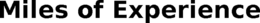MILES OF EXPERIENCE trademark