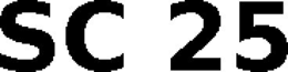 SC 25 trademark