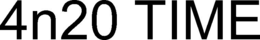 4N20 TIME trademark