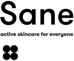 SANE ACTIVE SKINCARE FOR EVERYONE trademark