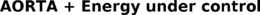 AORTA + ENERGY UNDER CONTROL trademark