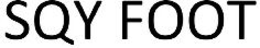 SQY FOOT trademark