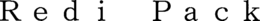 REDI PACK trademark