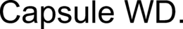 CAPSULE WD. trademark
