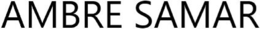 AMBRE SAMAR trademark