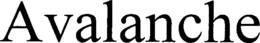 AVALANCHE trademark
