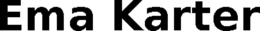 EMA KARTER trademark