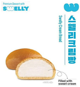 PREMIUM DESSERT WITH SWELLY SWELLY CREAM BREAD FILLED WITH SWEET CREAM trademark