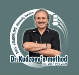 RIBS’ REMODELING. MINIMALLY INVASIVE, DR. KUDZAEV’S METHOD, EST. 2017, PRS 2021 trademark
