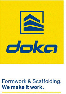 DOKA FORMWORK & SCAFFOLDING. WE MAKE IT WORK. trademark