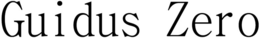 GUIDUS ZERO trademark