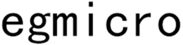 EGMICRO trademark