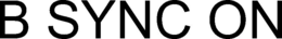 B SYNC ON trademark