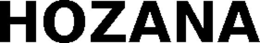 HOZANA trademark