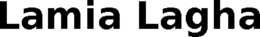 LAMIA LAGHA trademark