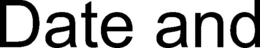 DATE AND trademark