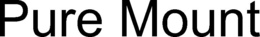 PURE MOUNT trademark