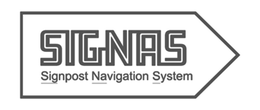 SIGNAS SIGNPOST NAVIGATION SYSTEM trademark