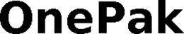 ONEPAK trademark