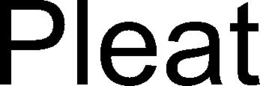 PLEAT trademark