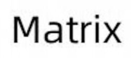 MATRIX trademark